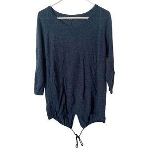 Theory Alpaca Wool Blend Crewneck Split Back Sweater L‎